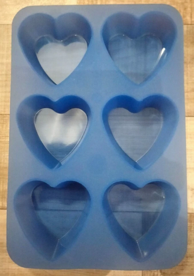 Silikon-Mini-Backformen 6 x Herz - Bild 1 von 1