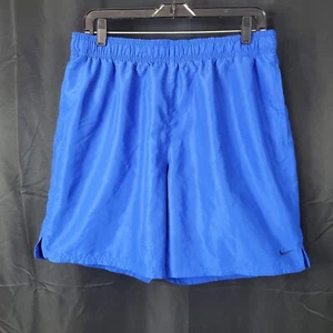 Nike Badehose Boardshorts Herren Erwachsene XL blau gefüttert Swoosh Taschen Kordelzug - Bild 1 von 9