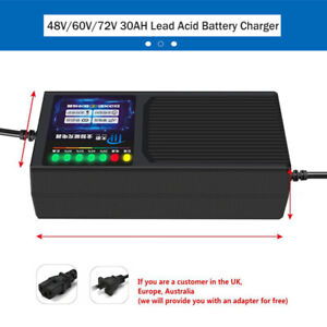 48V/60V/72V 30AH/20AH Lead Acid Battery Charger For E-Bike Electric Vehicles