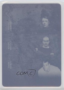 2017 Leaf ITG Used Printing Plate Cyan 1/1 Georges Vezina Cyclone Taylor HOF 7ez