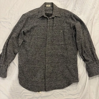 Camisa/Jac M para hombre Zanella Made in Italy gris tela italiana de lujo  Foto 1 de 4