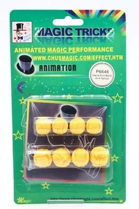 Juego de colección de bolas de puño de mono tejidas a mano para tazas y bolas de Chu's Magic Trick - Imagen 1 de 3