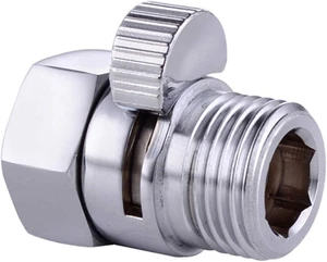 BWE Water Flow Control Valve Chrome Regulator Hand Shower & Bidet Sprayer Con... - Picture 1 of 7