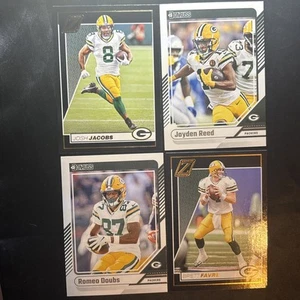 Lote Packers 2024 Zenith Jacobs Favre Donruss Reed Doubs - Imagen 1 de 5