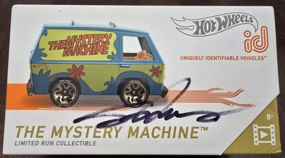 Hot Wheels 2019 id Scooby Doo! The Mystery Machine *Autographed by Scott Innes* - Image 1 of 4