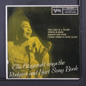 ELLA FITZGERALD: sings the rodgers & hart songbook VERVE 7" EP 45 RPM - Picture 1 of 4