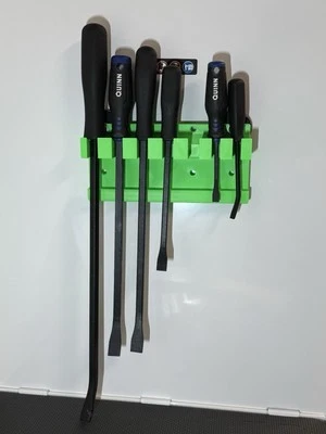 DESIGNSBYLOU 7 Slot Pry Bar Organizer – 3D Printed