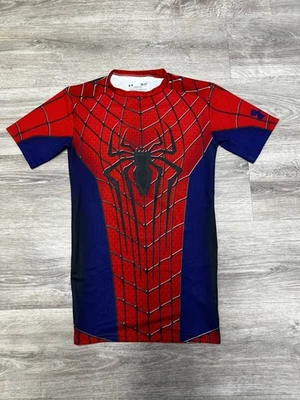 Under Armour SPIDER-MAN 2 Compression Shirt Top Garfield Suit - Small - Image 1 of 3