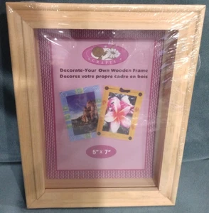 Decora-Tu propio marco de madera 5 "X 7" - Imagen 1 de 3
