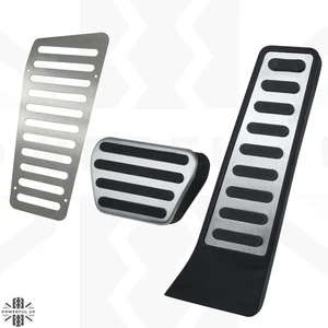 3pc Pedal Cover Kit Easy Fit for Range Rover L322 brake accelerator + foot plate - Picture 1 of 11