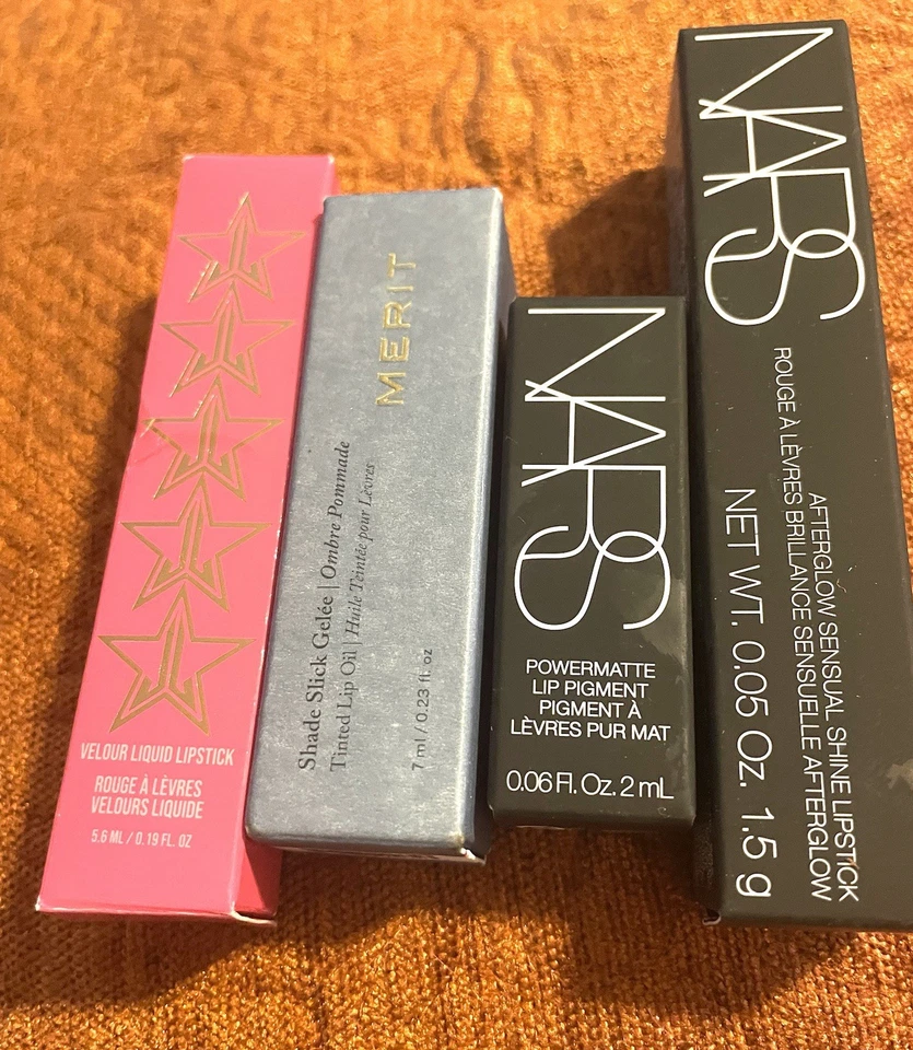Assorted Lipstick Bundle: NARS, Jeffree Star, Merit Beauty - Image 1 of 1