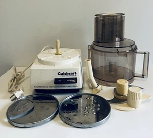 Cuisinart DLC-8F Food Processor Tested Complete No Manual Vintage - Picture 1 of 24