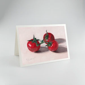 Cherry Tomatoes - A5 High Quality 312gsm Blank Greetings Cards - Picture 1 of 4