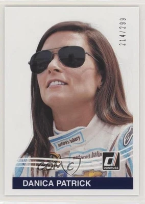 2017 Panini Donruss NASCAR Retro 1984 Variations Blue Foil /299 Danica Patrick - Image 1 of 2