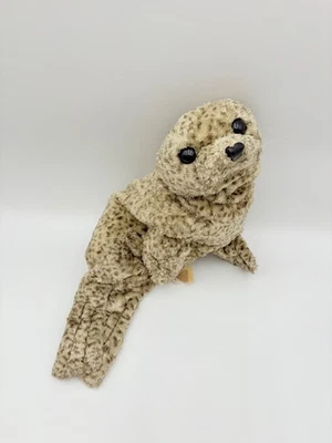 Folkmanis Harbor Seal Puppet Plush Realistic Animal Toy Learning Story 20" - Image 1 of 4