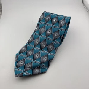 Para hombres Florida Miami Marlins MLB Eagle Prendas para el cuello Corbata de seda - Imagen 1 de 4