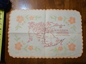 THE OLD PLANTATION ESTES PARK COLORADO PAPER PLACEMAT DUNCAN HINES - Picture 1 of 7