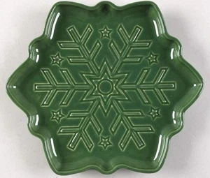 Fiesta Schneeflockenförmiger Feiertagsteller - Jade Neu - Bild 1 von 1