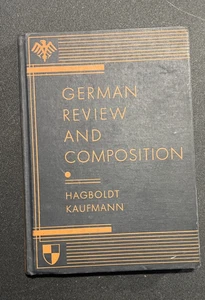1939 German Review & Composition by Hagboldt and Kaufmann - Hardcover Book - Imagen 1 de 8