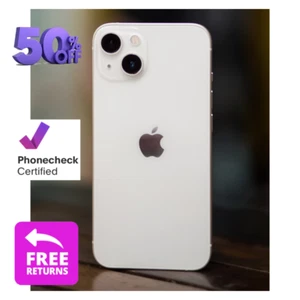Apple iPhone 13 128GB 256GB 512GB Unlocked AT&T Sprint White/Black Good 5G - Afbeelding 1 van 9