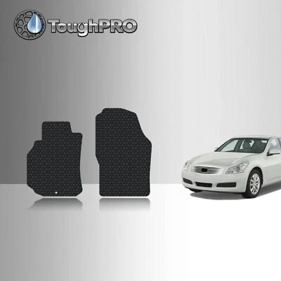 ToughPRO Front Mats Black For Infiniti G35 Sedan All Weather 2003-2006 - Image 1 of 4