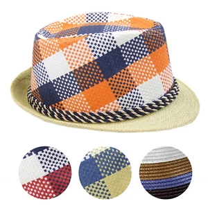 Trendiger Strohhut, Sommer-Herren-Hut , verschiedene Designs, Partyhut - Bild 1 von 10