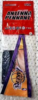 NEW Rico Industries LA LAKERS BASKETBALL NBA Mini ANTENNA Pennant USA MADE - Image 1 of 4