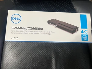 Genuine Dell C2660dn/C2665dnf Cyan V1620 Toner Cartridge Free Shipping - Picture 1 of 5