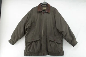 Rainforest Winter Jacket Men XL Removable Thermal Down Filled Liner Tan Green - Picture 1 of 18