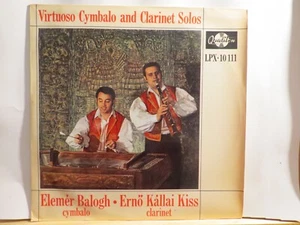 ELEMER BALOGH ERNO KALLAI KISS VIRTUOSO CYMBALO & CLARINET SOLOS QUALITON N/M LP - Picture 1 of 3
