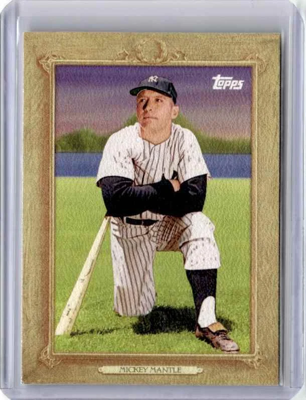 2010 Topps Turkey Red Mickey Mantle Baseball Card New York Yankees #TR28 - Image 1 of 2