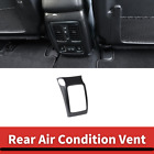 Rear Air Condition Vent Cover Trim For Dodge Durango 2011-2020 Carbon 1pcs ABS