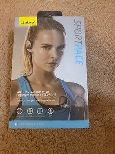  New JABRA Sport Pace Bluetooth Wireless Sports Headset (Blue) - Picture 1 of 3