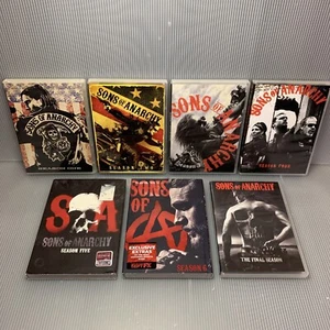 Sons of Anarchy: Complete Series, Seasons 1-7 (DVD, 30 Disc Set) ~ 1 2 3 4 5 6 7 - Picture 1 of 9