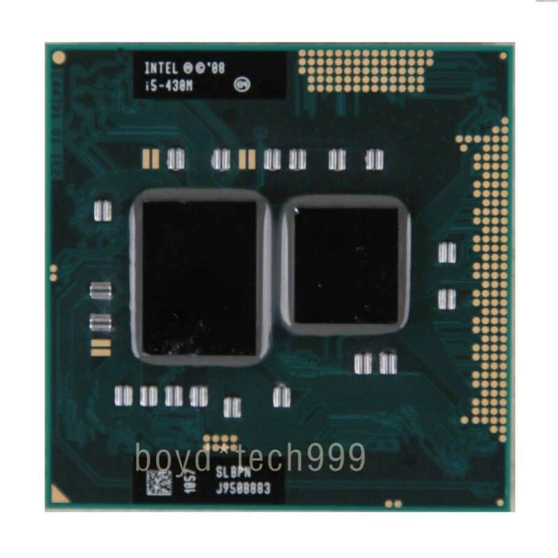 Intel Core i5-430M i5 430M Dual-Core CPU Processor 2.26 GHz 2.5 GT/s Socket G1 - Image 1 of 1