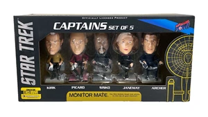 Star Trek Bif Bang Pow Captains Set of 5 Bobblehead Figure Limited Edition - Picture 1 of 9