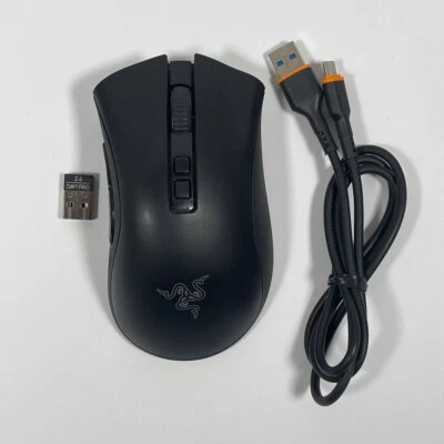 Razer DeathAdder v2 Pro Wireless Gaming Mouse: 20K DPI Optical Sensor, 3X Faster - Image 1 of 4
