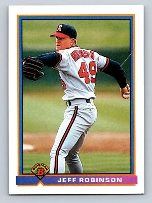 Jeff Robinson 1991 Bowman #193 California Angels - Image 1 of 2