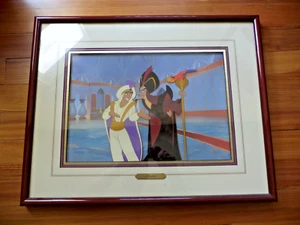 Disney Aladdin’s LE 209/500 Handbemalte Cel „Deception Scrutinized“ mit Echtheitszertifikat - Bild 1 von 10