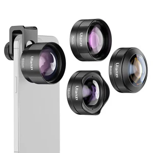 Ulanzi Téléphone Caméra Objectif 4-en-1 Téléphone Objectif Kit pour iPhone Samsung Téléphone Android - Photo 1 sur 24