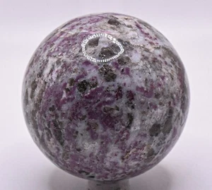 Mineral de piedras preciosas pulidas esfera rubelita turmalina rosa rojo de 2,4" - Madagascar - Imagen 1 de 5
