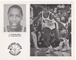 CLINTON SMITH GOLDEN STATE WARRIORS PRESSEFOTO 8 X 10 SCHWARZWEISS - 1986-87 - Bild 1 von 1