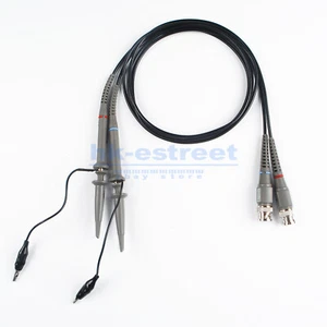 2xFor BNC Oscilloscope Probe Kit P6100 100MHz 1X 10X Precision Scope Clip Probes - Picture 1 of 12