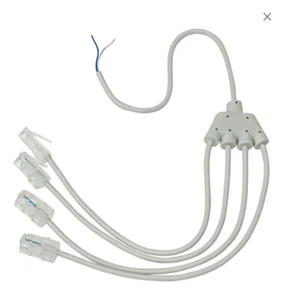 Hager TN724 - Cordon répartiteur téléphonique 4 x RJ45 new - Photo 1/1