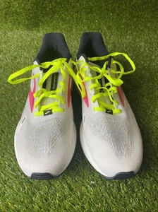 Men's Brooks Launch GTS 9 White/Pink/Night Running Shoes 1103871 D Size 9 - Picture 1 of 6