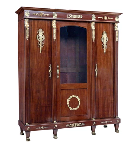 LATE 19TH CENTURY FRENCH MAHOGANY AND ORMOLU ARMOIRE Cover