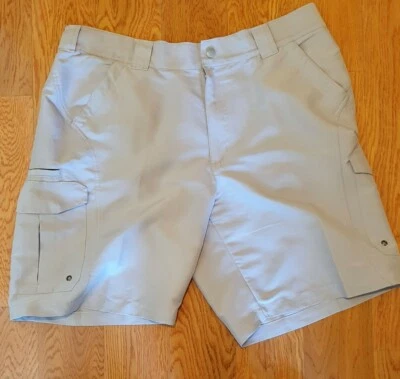 Pantalones cortos de pesca World Wide Sportsman beige cargo para hombre talla 40 Foto 1 de 4