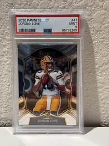 Panini Select #47 Jordan Love Concourse Level RC 2020 novato PSA 9 como nuevo A - Imagen 1 de 2