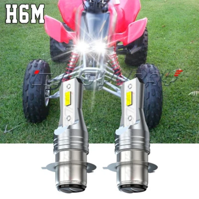 Faro LED de haz alto bajo bombilla H6 para Honda TRX 450R 2005-2006-2007-2008-2009 Foto 1 de 4