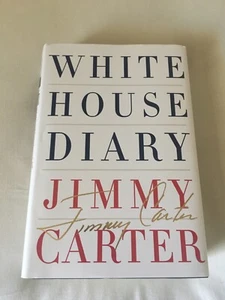 Diario de la Casa Blanca autografiado audazmente en persona del presidente Jimmy Carter con certificado de autenticidad raro - Imagen 1 de 7